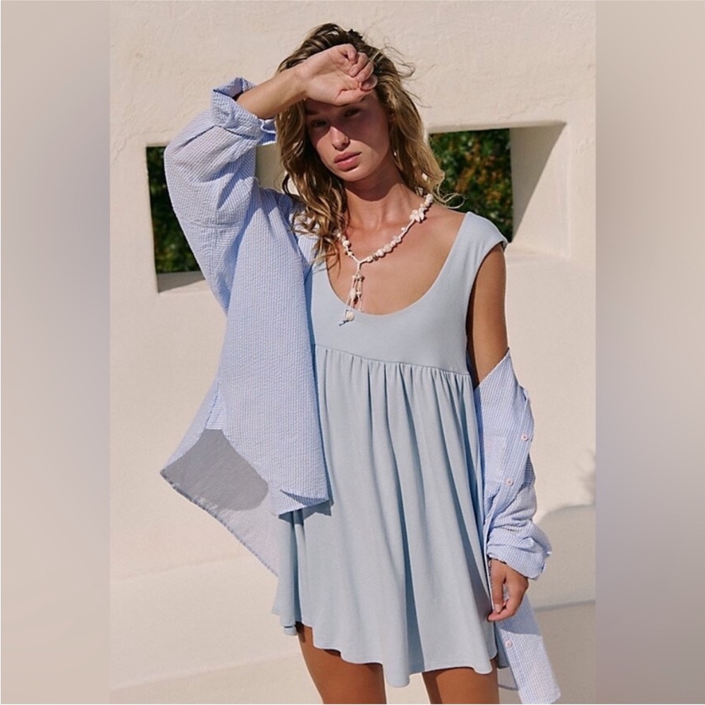 NWOT Free People Beach Mazarine Mini Dress